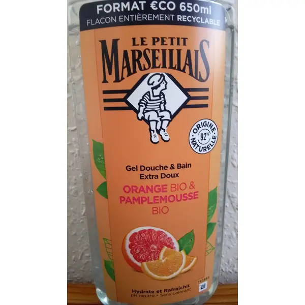 Gel de Banho Laranja e Toranja