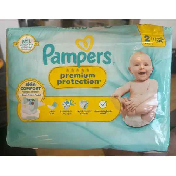 Fraldas Premium Protection T2 (4-8 kg)