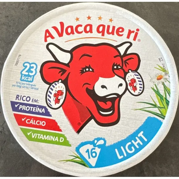 A Vaca que Ri Queijo Fundido Light 16 Porções 250 g