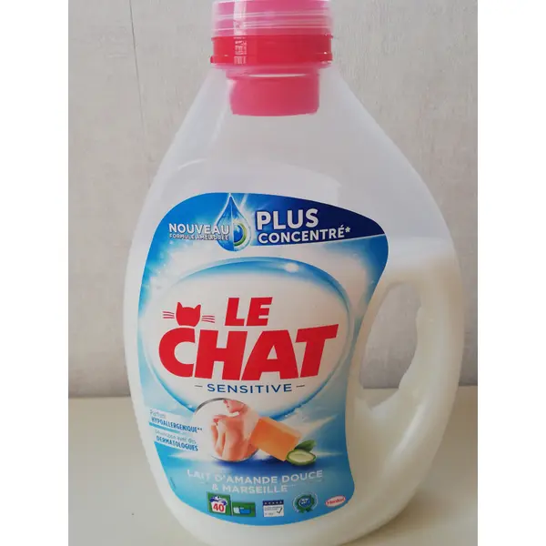 Le Chat Detergente Líquido Sensitive 2 L