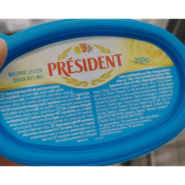 Président Manteiga Magra 250 g
