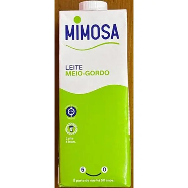 Mimosa Semi-Skimmed UHT Milk 1 L