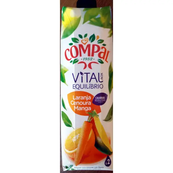 Compal Vital Laranja, Cenoura e Manga 1 L