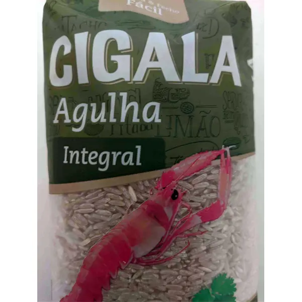 Cigala Arroz Agulha Integral 1 kg