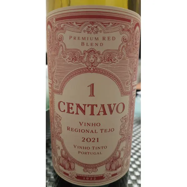 1 Centavo Vinho Regional Tejo Tinto 750 ml
