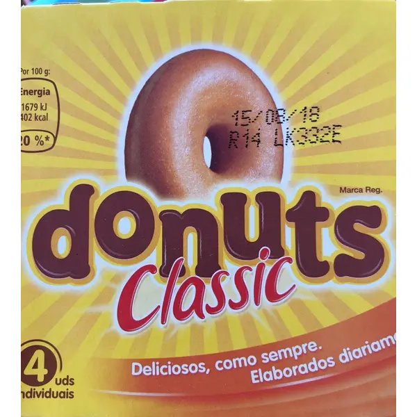 Donuts Clássicos x4 200 g