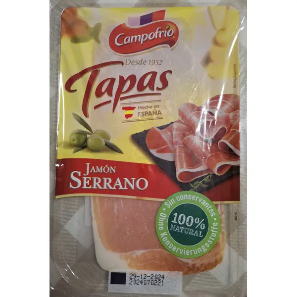Campofrío Presunto Serrano Tapas 80 g