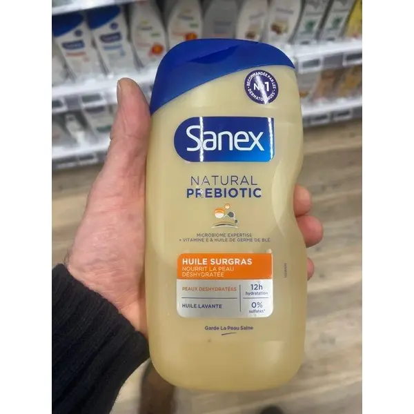 Sanex Gel de Banho Natural Prebiotic 400 ml