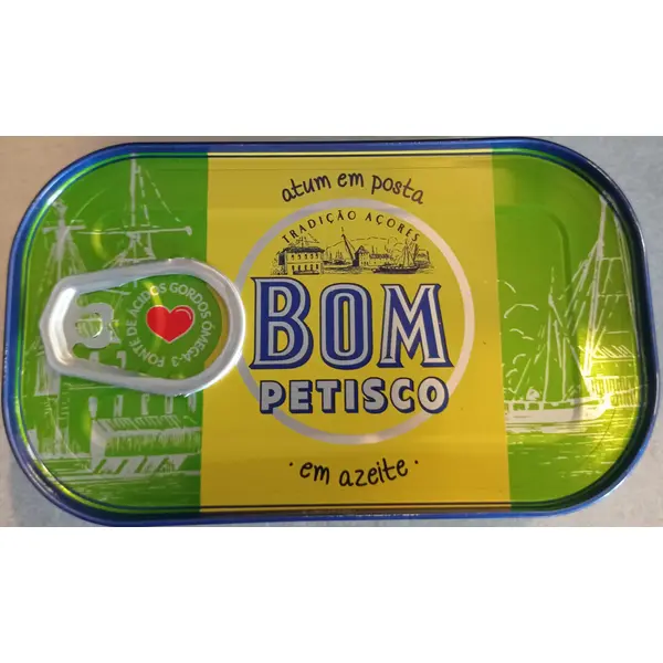 Bom Petisco Atum em Posta em Azeite 120 g