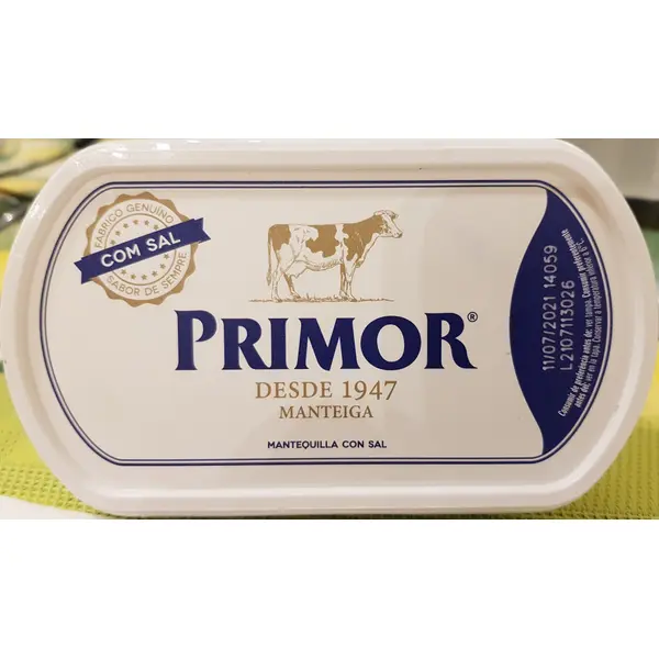 Primor Manteiga com Sal 250 g