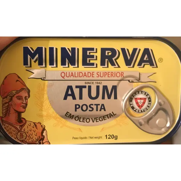 Minerva Atum Posta em Óleo Vegetal 120 g