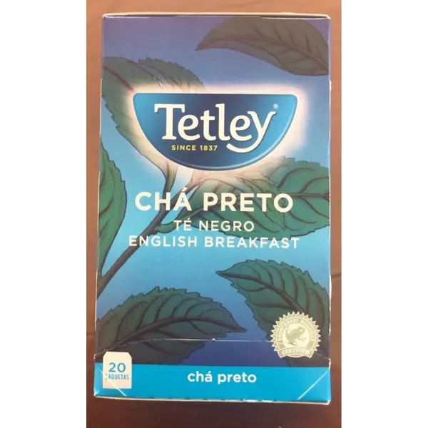 Tetley Chá Preto English Breakfast 25 un