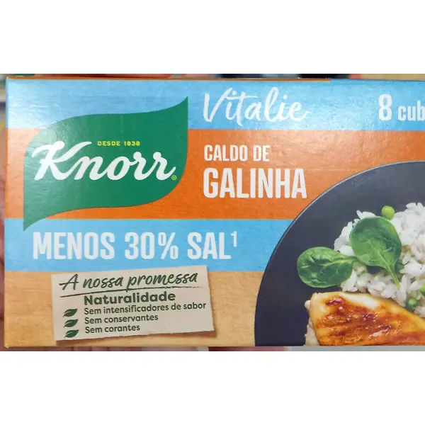 Knorr Caldo de Galinha 8 Cubos 80 g